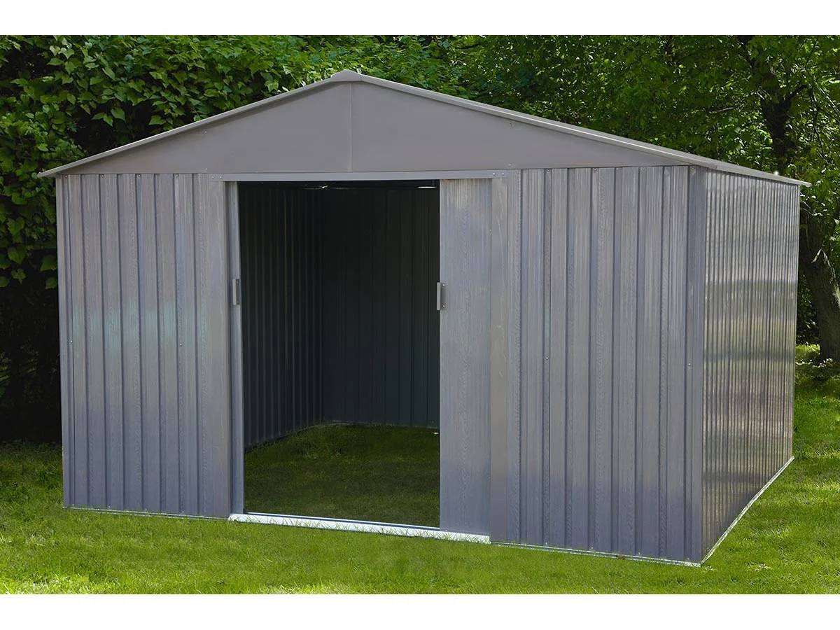 Abri de jardin résine anthracite avec plancher 8m² Brossium Keter - Image 18