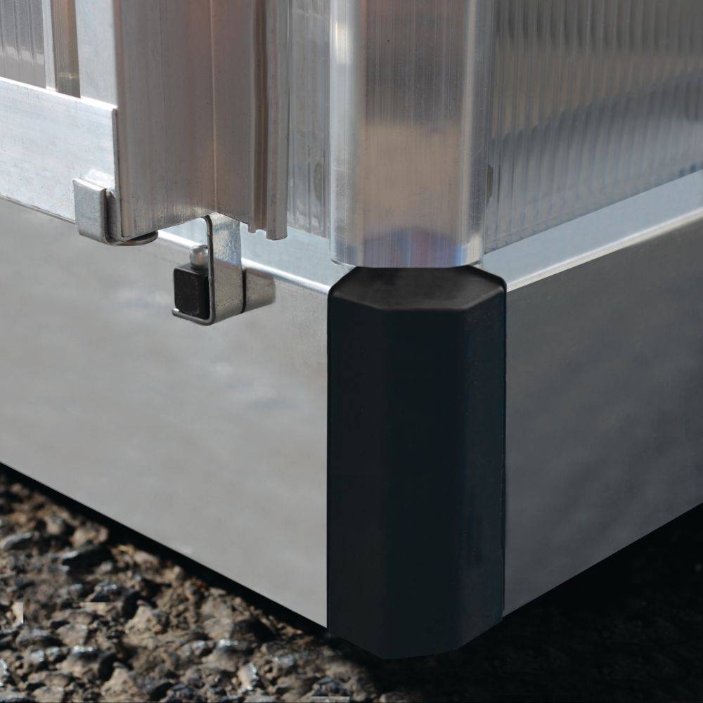 Canopia by Palram - Serre de jardin polycarbonate aluminium brut 4,6 m² Mythos avec embase - Canopia by Palram - Image 4