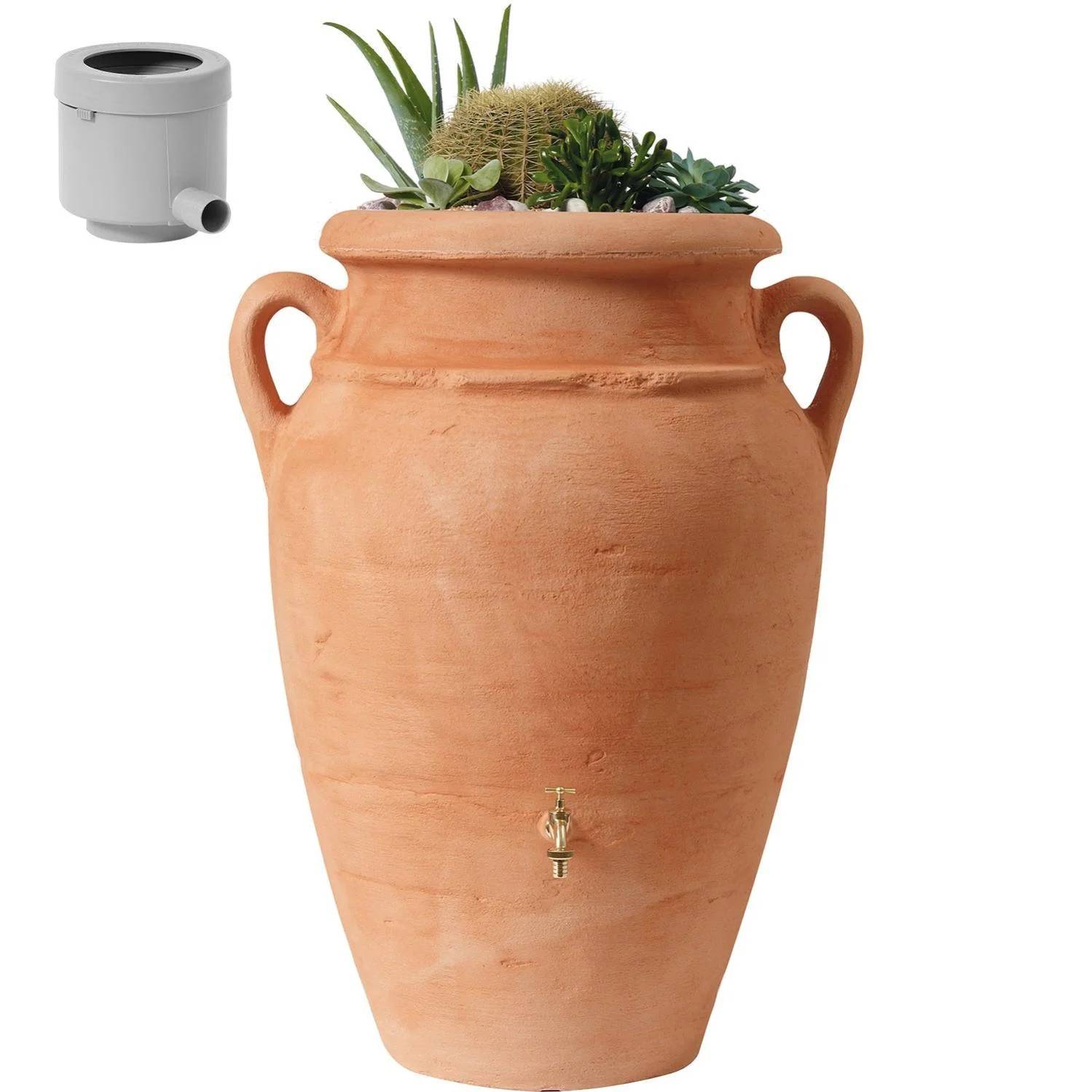 Garantia - Récupérateur d'eau de pluie 600L robinet inclus amphore terracotta - GARANTIA - Image 5