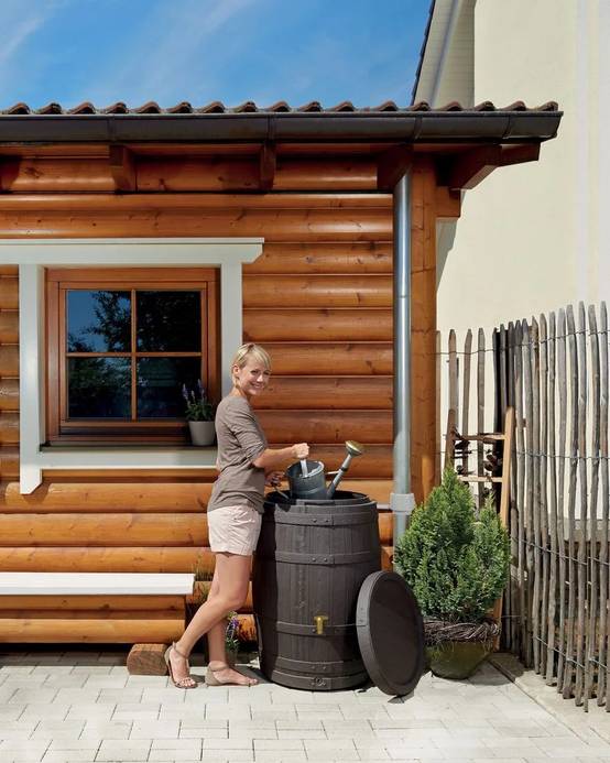 Garantia - Récupérateur d'eau de pluie 250L Tonneau Vino brun - GARANTIA - Image 6