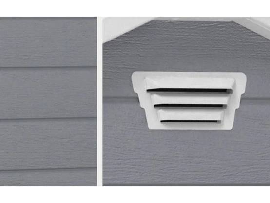 Abri de jardin résine gris monopente plancher 1,6m² Premium KETER - Imagen 14