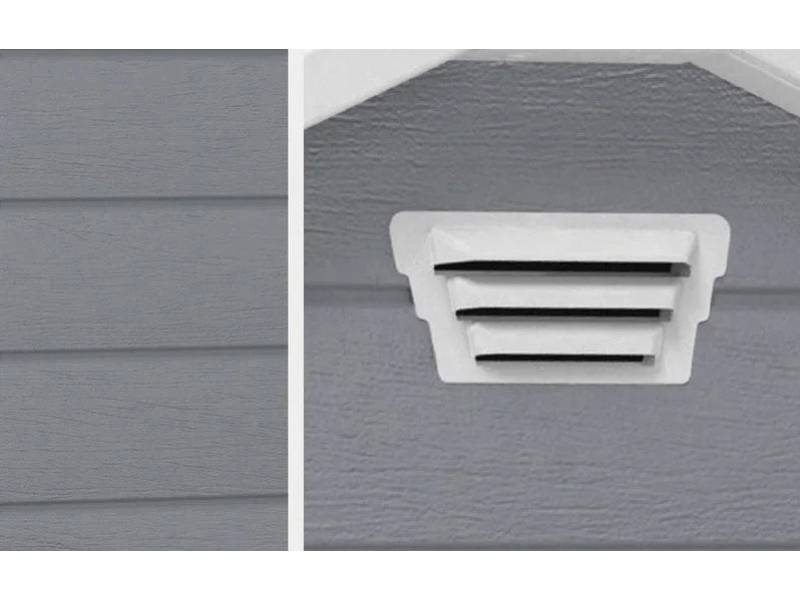 Abri de jardin résine gris monopente plancher 1,6m² Premium KETER - Imagen 14