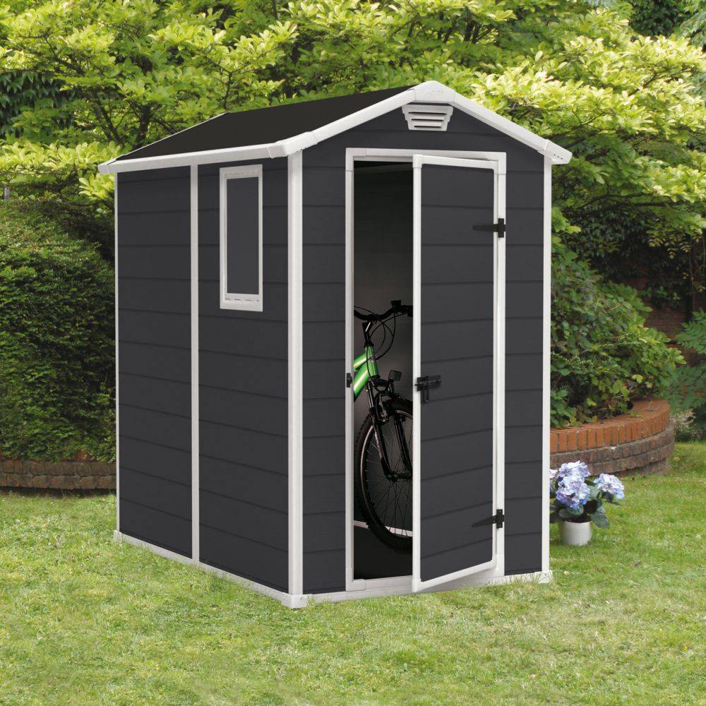 Abri de jardin résine anthracite avec plancher 2,5m² Premium Keter - Imagen 4