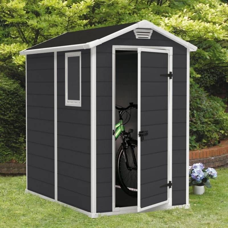 Abri de jardin résine anthracite avec plancher 2,5m² Premium Keter - Imagen 8