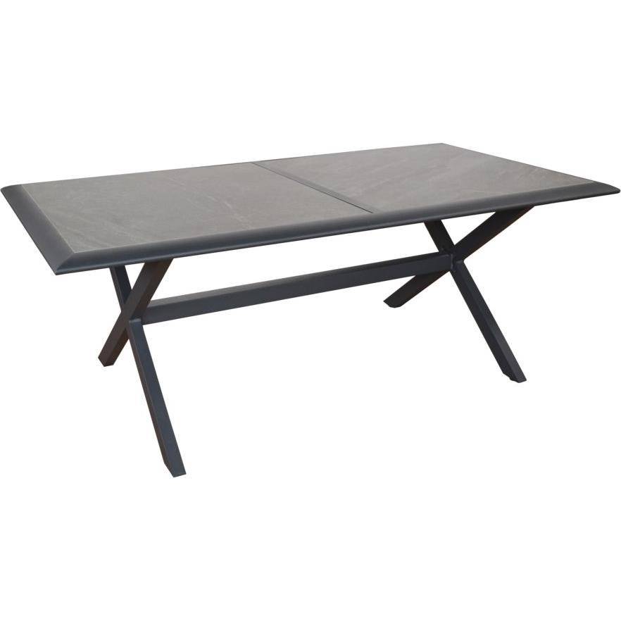 CHÂSSIS TABLE  CERAM 198x104 GRAPHITE - Imagen 1