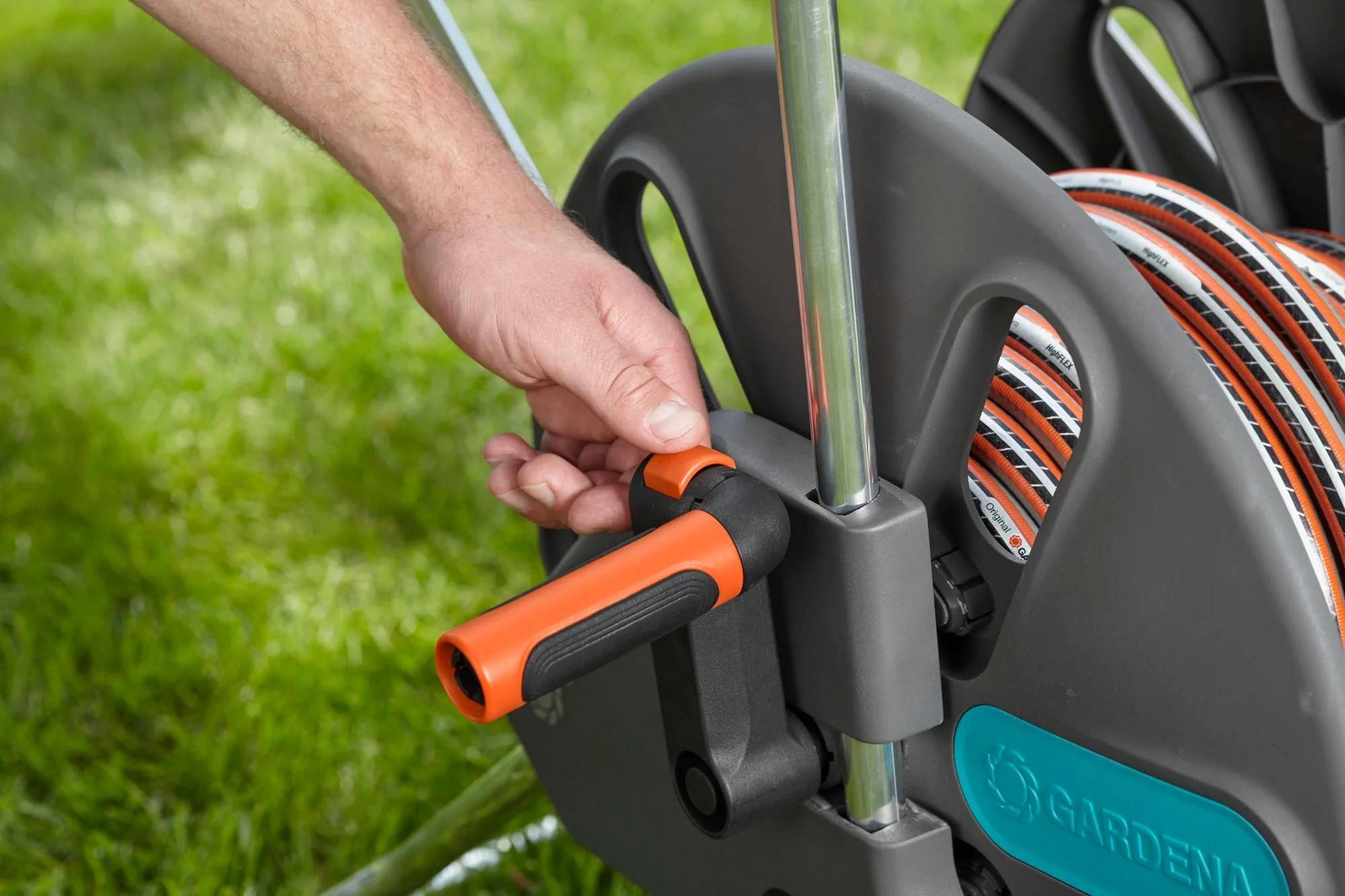 Dévidoir sur roues GARDENA Aquaroll L - Imagen 12