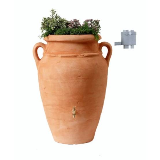 Garantia - Récupérateur d'eau de pluie 360L robinet et collecteur inclus sable Amphore Antik - GARANTIA - Image 3