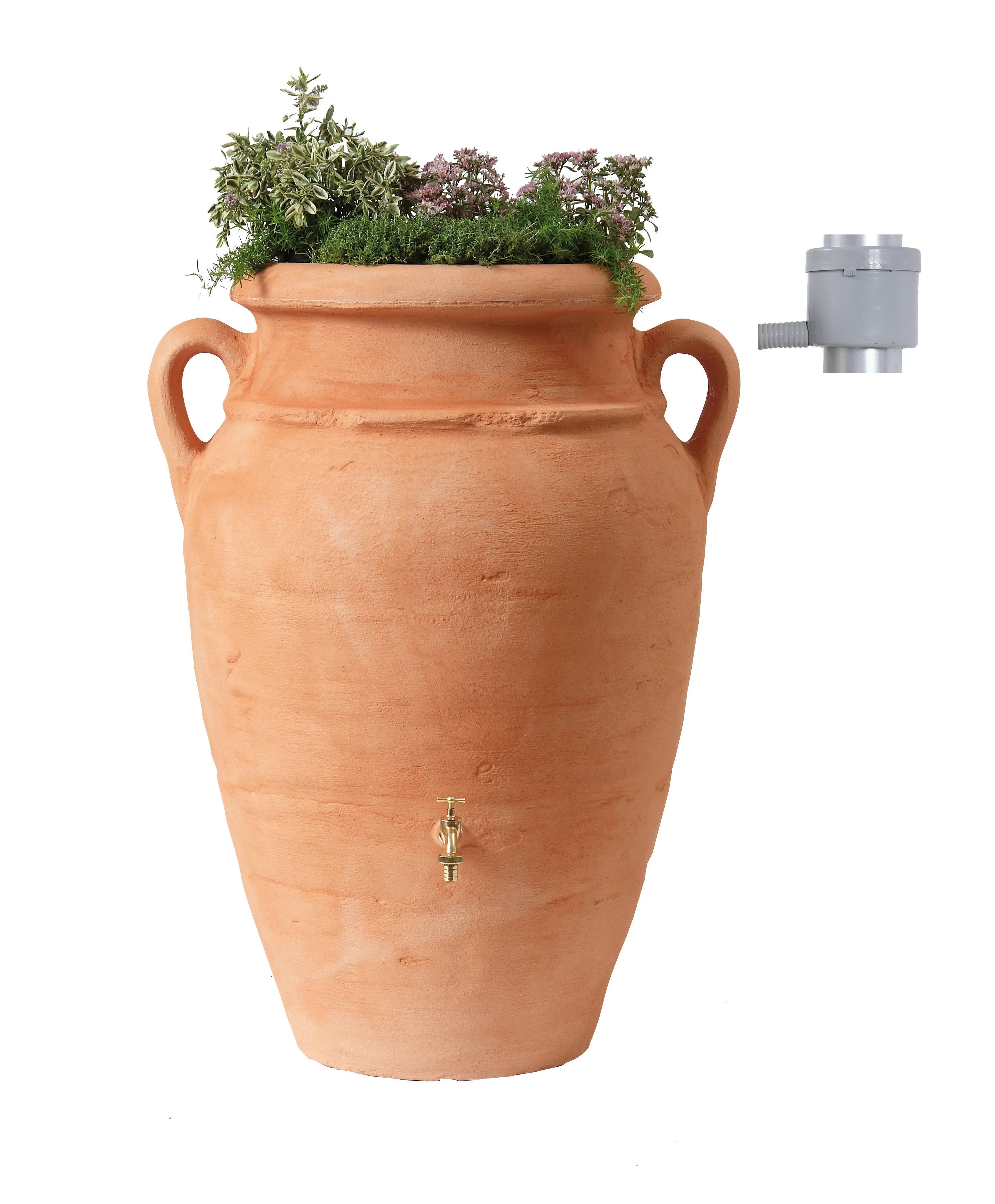 Garantia - Récupérateur d'eau de pluie 360L robinet et collecteur inclus sable Amphore Antik - GARANTIA - Image 7