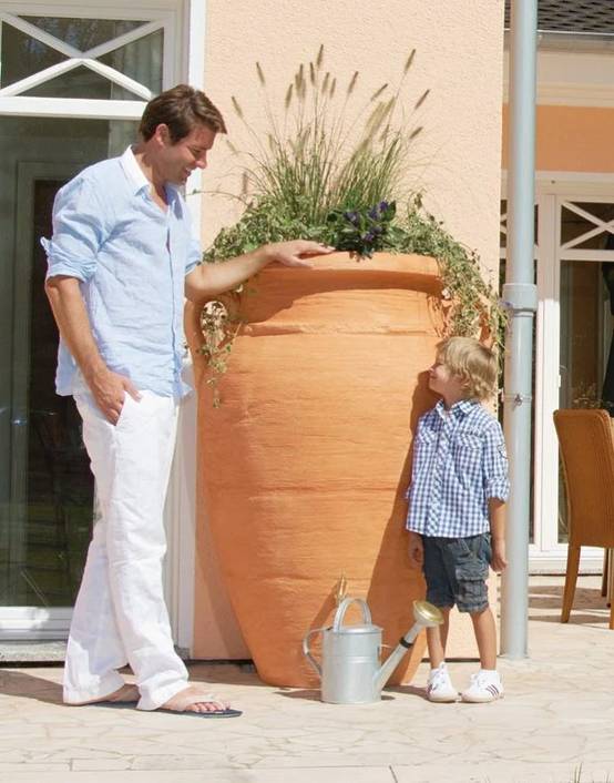 Garantia - Récupérateur d'eau de pluie 360L robinet et collecteur inclus sable Amphore Antik - GARANTIA - Image 10