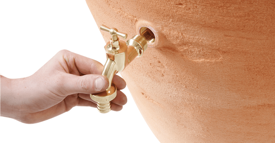 Garantia - Récupérateur d'eau de pluie 360L robinet et collecteur inclus sable Amphore Antik - GARANTIA - Image 8