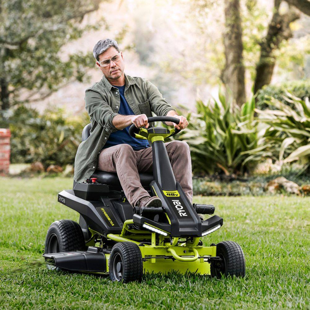 Tondeuse Autoportée Électrique 48V 50Ah RYOBI - Image 1