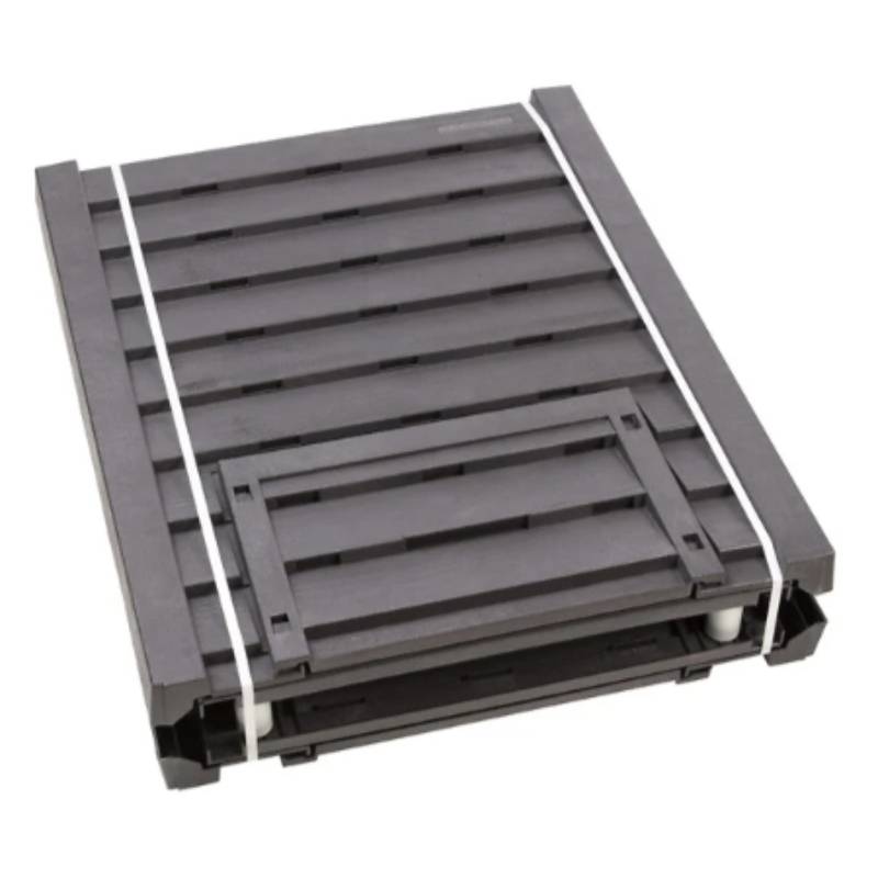 Composteur GARANTIA Thermo-Wood 600L marron + grille de fond