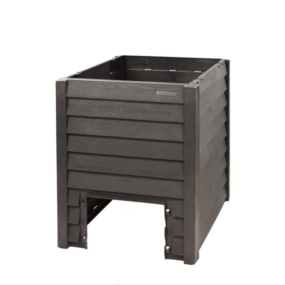 Composteur GARANTIA Thermo-Wood 600L marron + grille de fond - Image 18