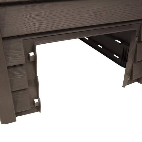 Composteur GARANTIA Thermo-Wood 600L marron + grille de fond - Image 12