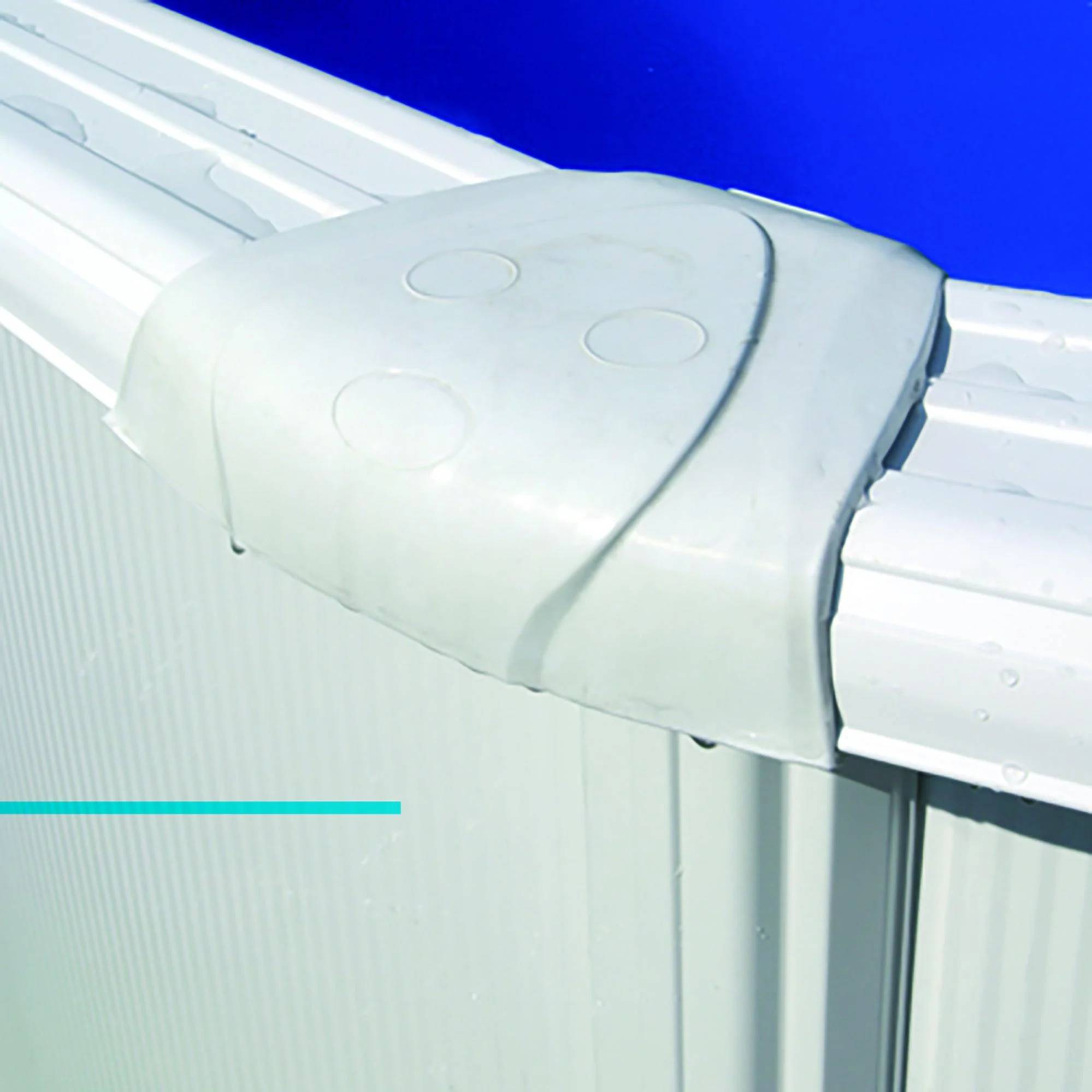 Gré - Piscine hors-sol ovale acier blanc L 6,34 m l 3,99 m H 1,22 m Fidji - GRE - Image 19