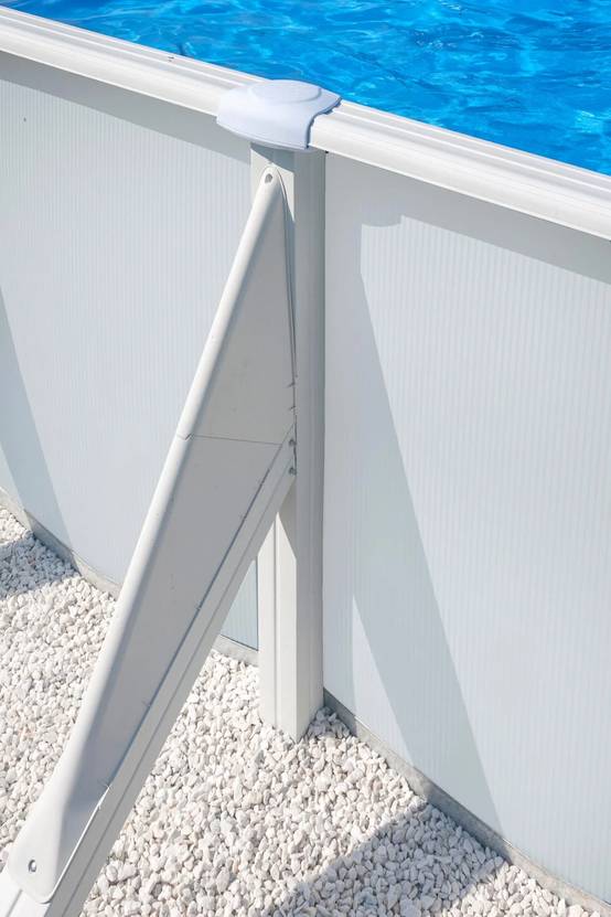 Gré - Piscine hors-sol ovale acier blanc L 6,34 m l 3,99 m H 1,22 m Fidji - GRE - Image 16