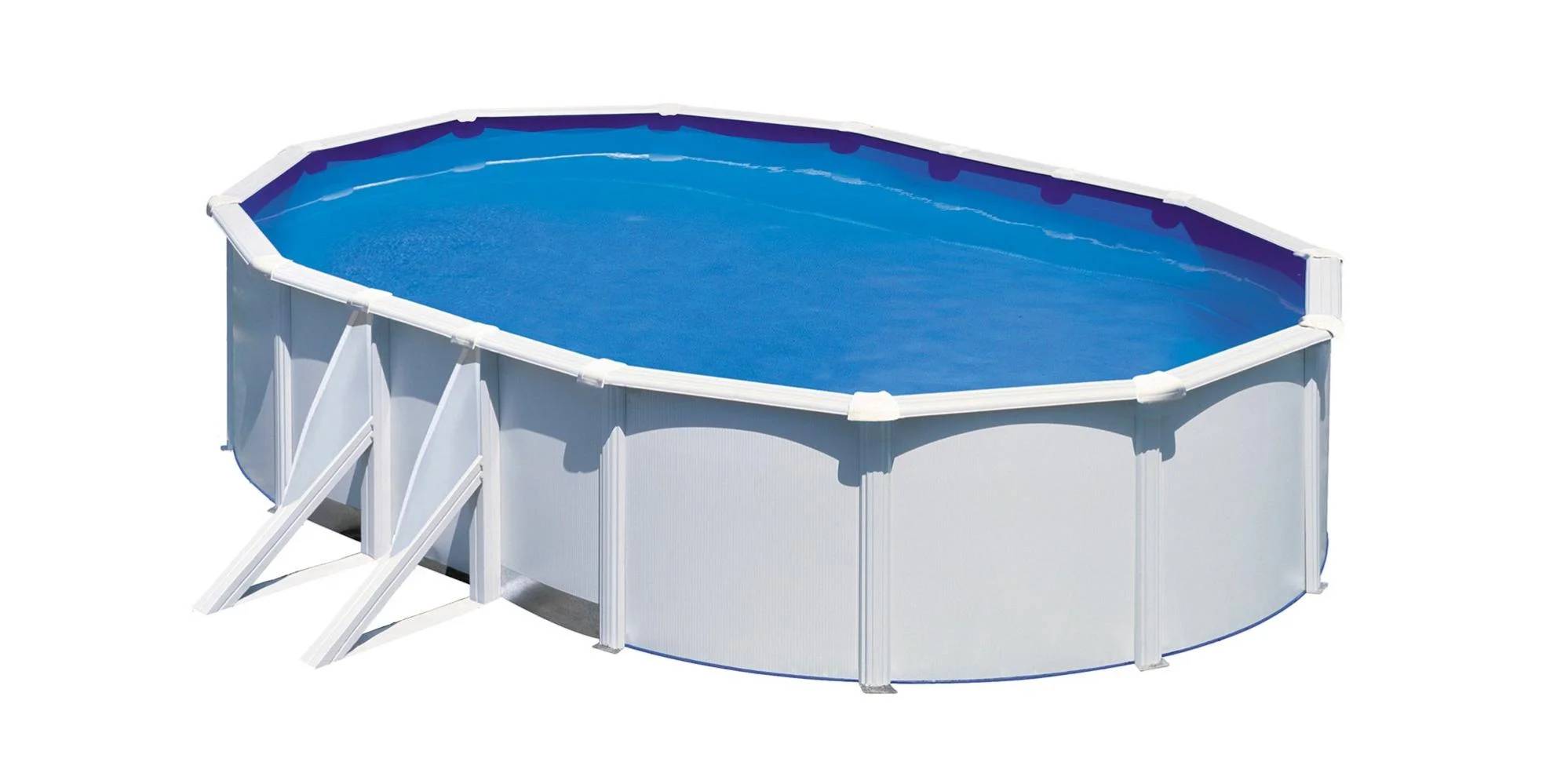 Gré - Piscine hors-sol ovale acier blanc L 6,34 m l 3,99 m H 1,22 m Fidji - GRE - Image 18