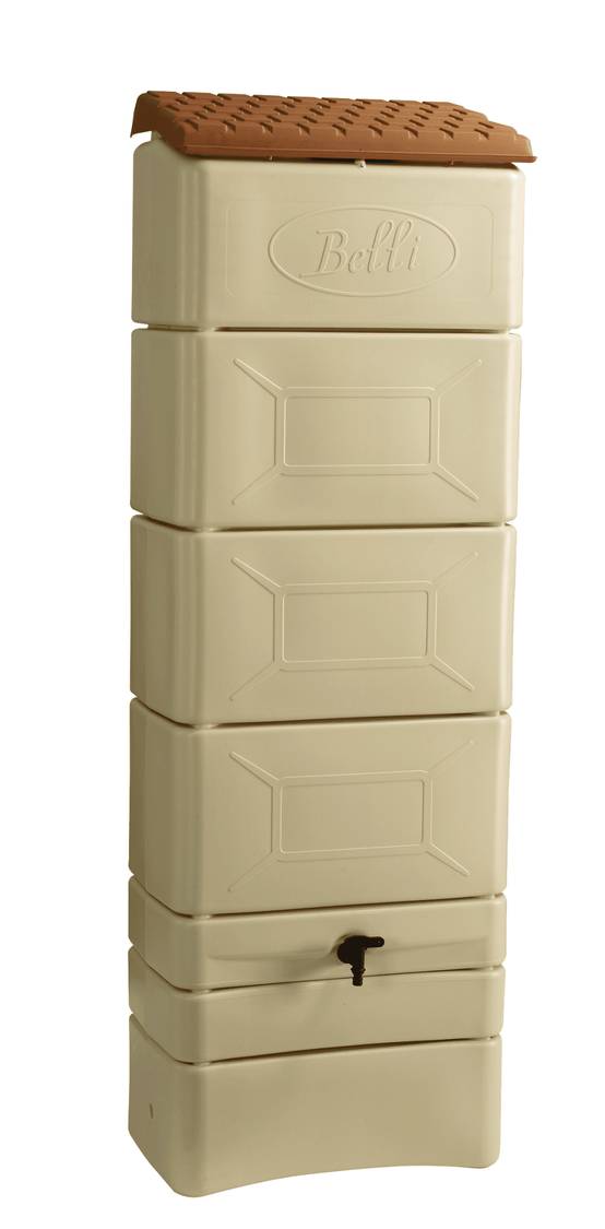 Belli - Récupérateur d'eau de pluie 300L beige - BELLI - Image 5