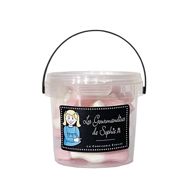 Les Gourmandises de Sophie - Mini seau de Bouteilles milkshake 65g - Les Gourmandises de Sophie