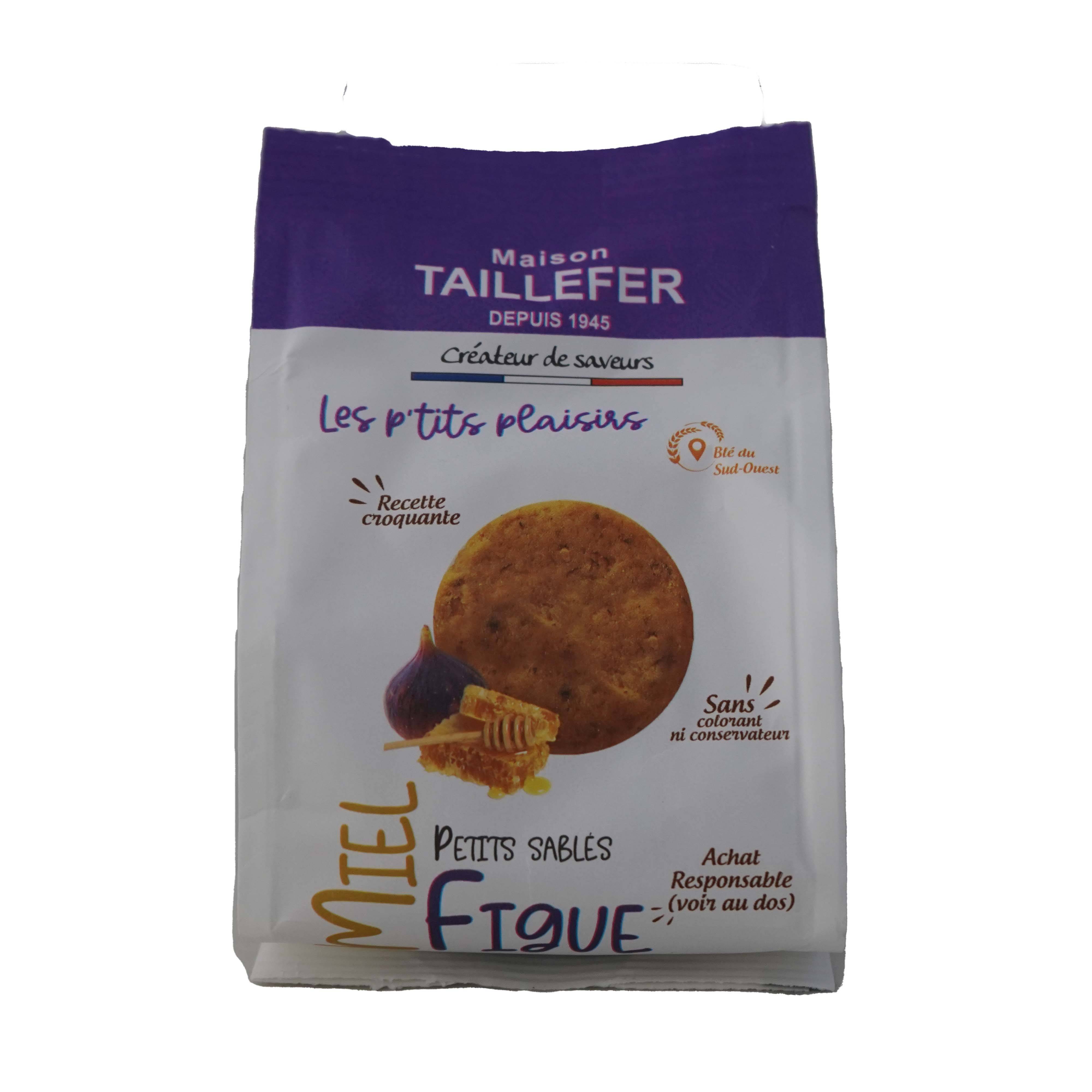 Maison Taillefer - Sablés miel et figues sachet 97g - Maison Taillefer