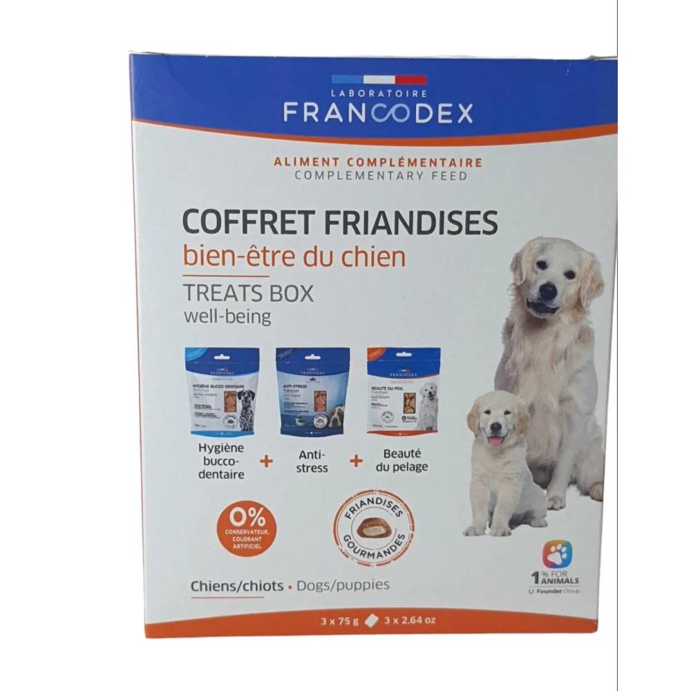 Coffret Friandises Bien-être Chien et Chiot – FRANCODEX - Image 3