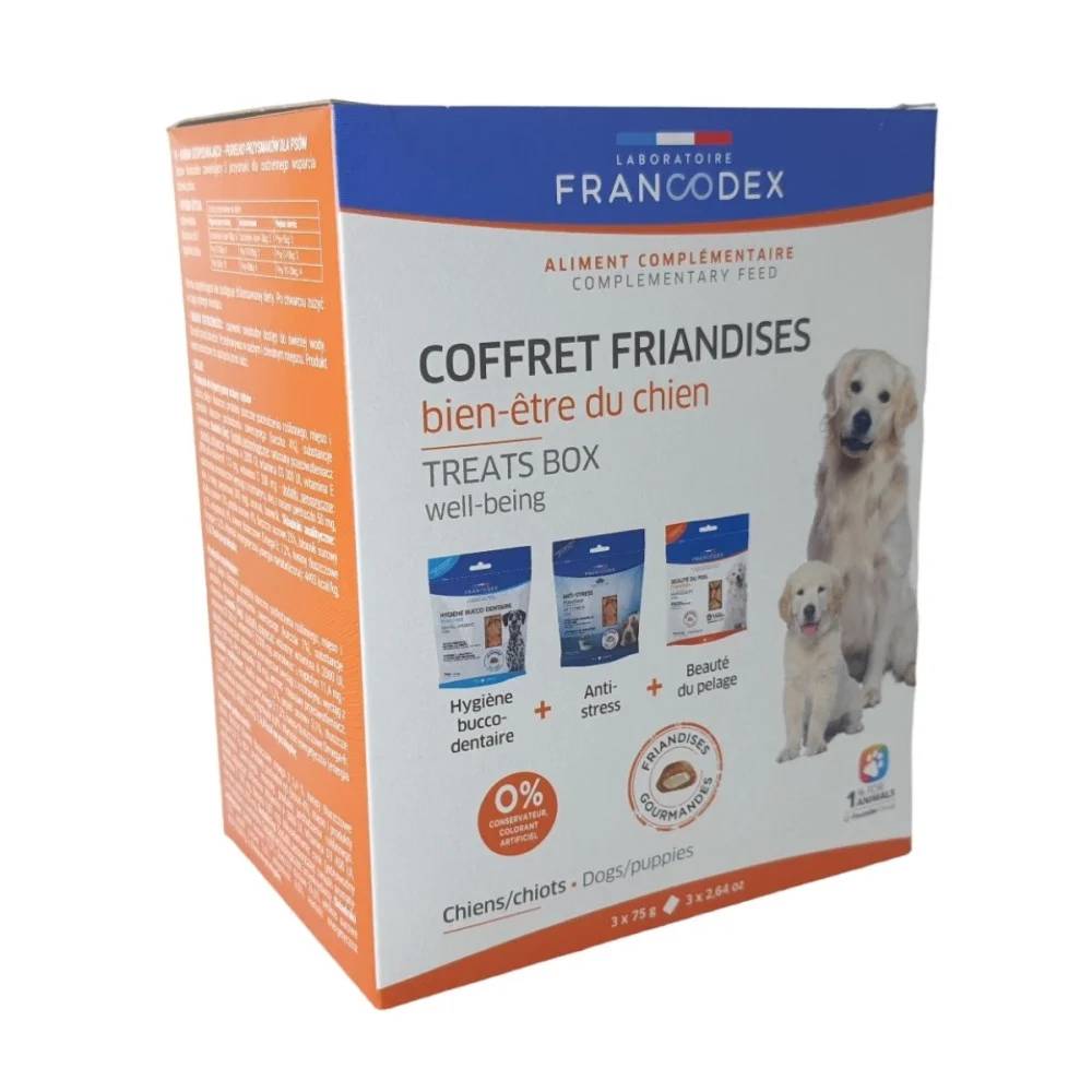 Coffret Friandises Bien-être Chien et Chiot – FRANCODEX - Image 4