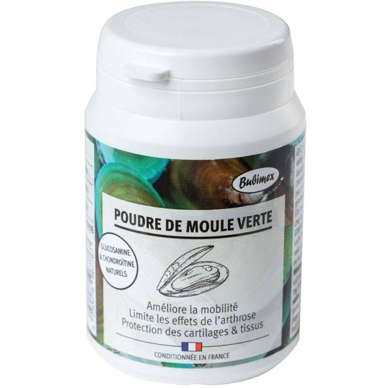 Bubimex - Polvo de mejillones verdes Complemento Beige 60g - BUBIMEX