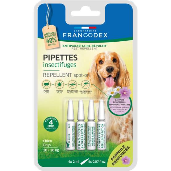 Francodex - Pipettes Antiparasitaires Petit Chien - FRANCODEX - Image 1