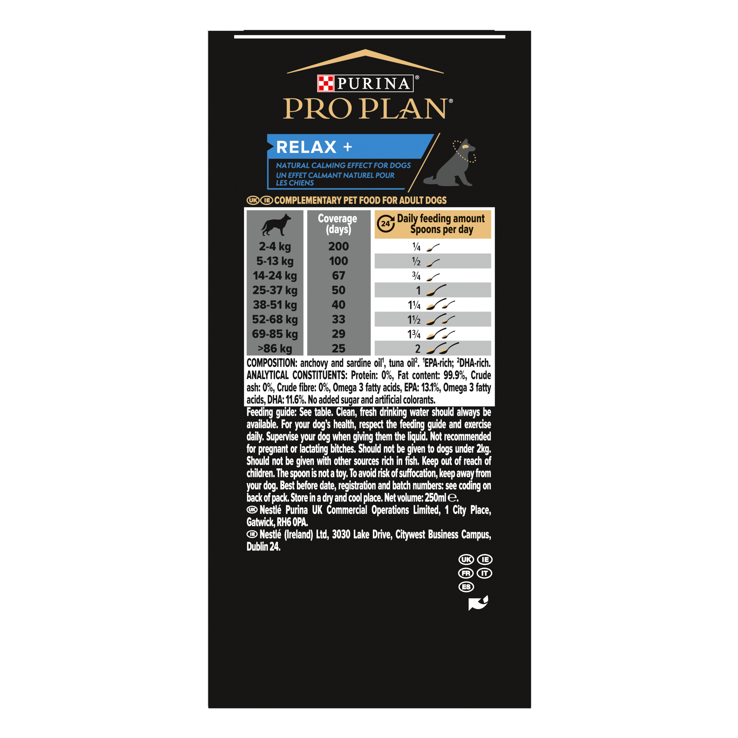 Purina Pro Plan - PRO PLAN Relax+ Aliment complémentaire du quotidien pour chiens adultes - 250ml - Imagen 5