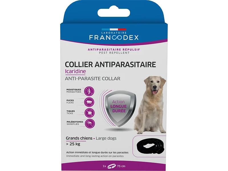 Collar perro grande icaridina negro – FRANCODEX - Imagen 2