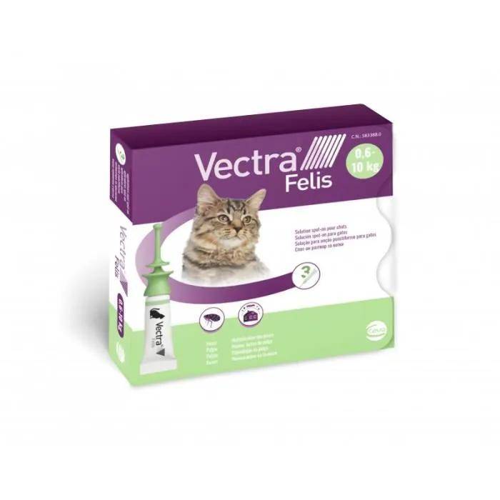 Vectra Felis solución spot-on para gatos 3 pipetas - Vectra