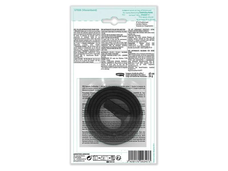 Collar antiparasitario negro 65 cm perro grande – VETOCANIS - Imagen 5