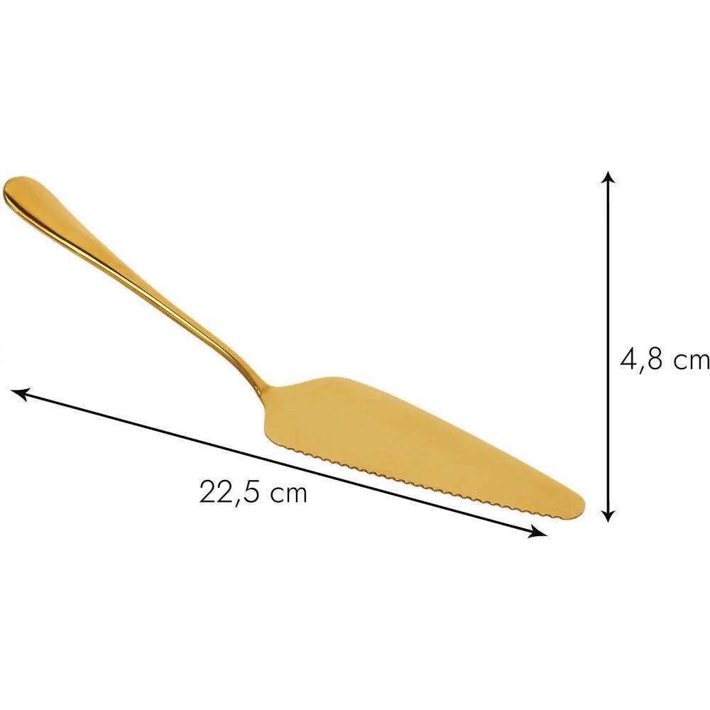 Pelle à tarte Acier inoxydable Doré L 22,50 cm THE HOME DECO FACTORY - Imagen 6