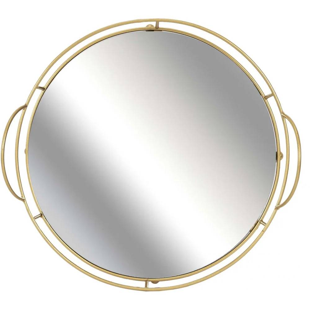 Plateau de présentation Fer Verre 34 cm – THE HOME DECO FACTORY - Imagen 2