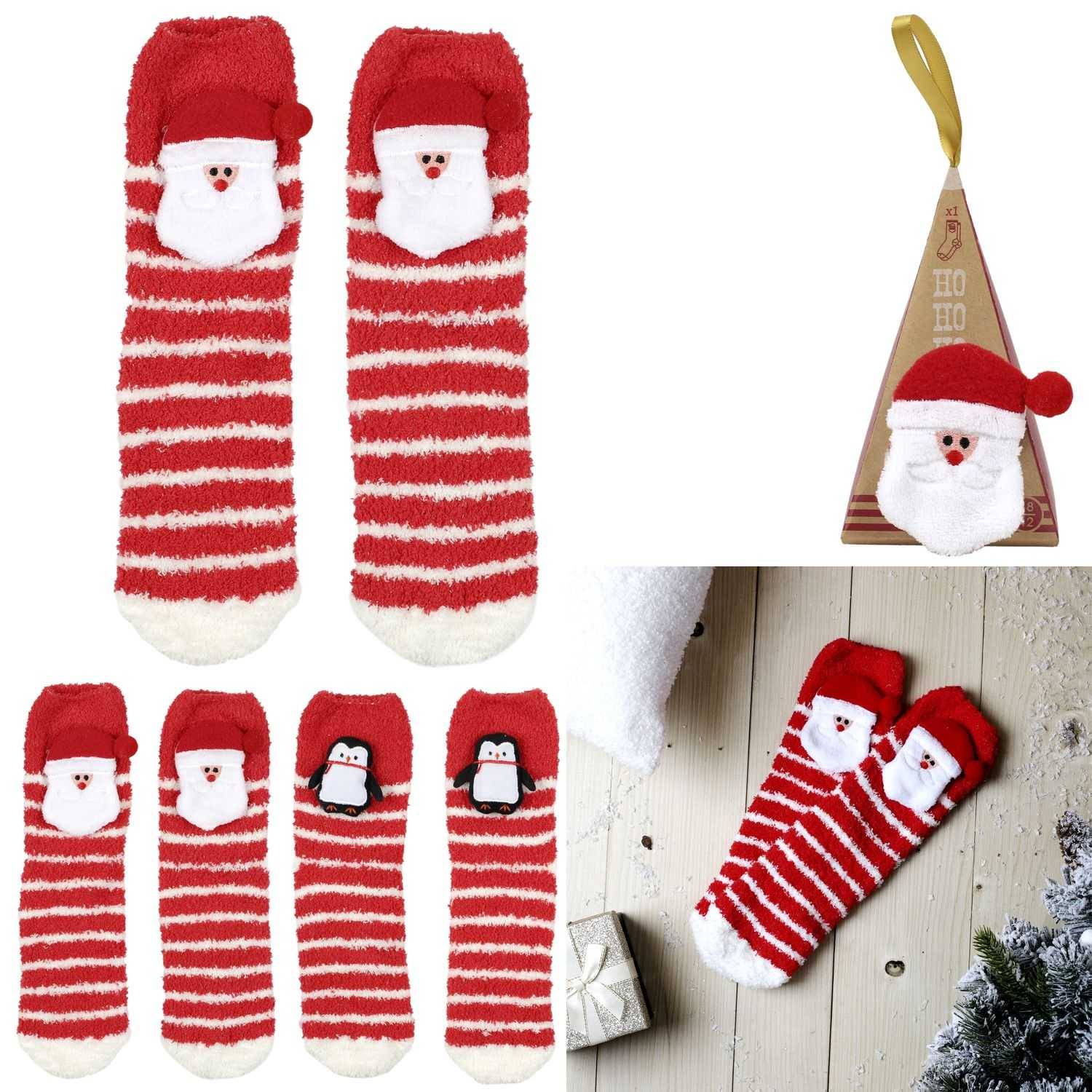 Sensly - Calcetines Cocooning Adulto Navidad Poliéster - SENSLY