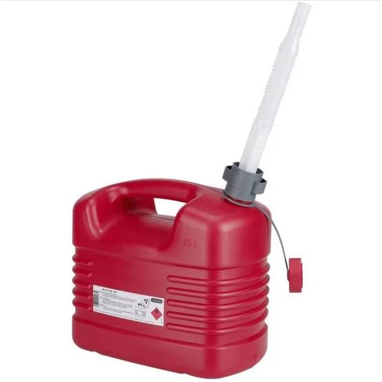 Jerrycan Carburant Plastique Rouge 5 L Bec Flexible - PRESSOL - Image 2