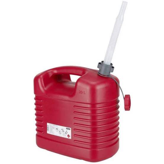 Jerrycan Carburant Plastique Rouge 5 L Bec Flexible - PRESSOL - Image 3