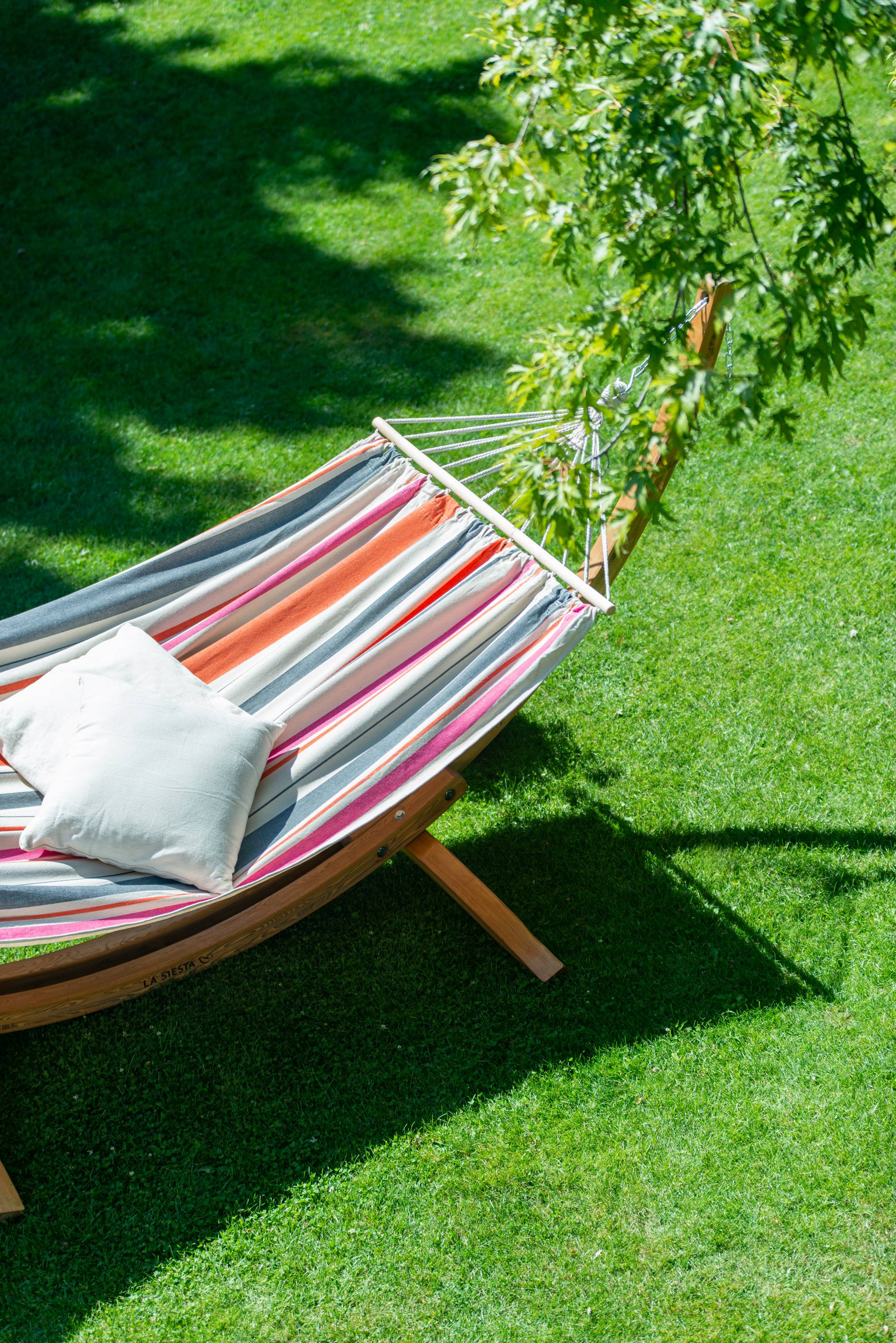 La Siesta - Hamac CHILLOUNGE à barres simple avec support en eucalyptus - Imagen 6