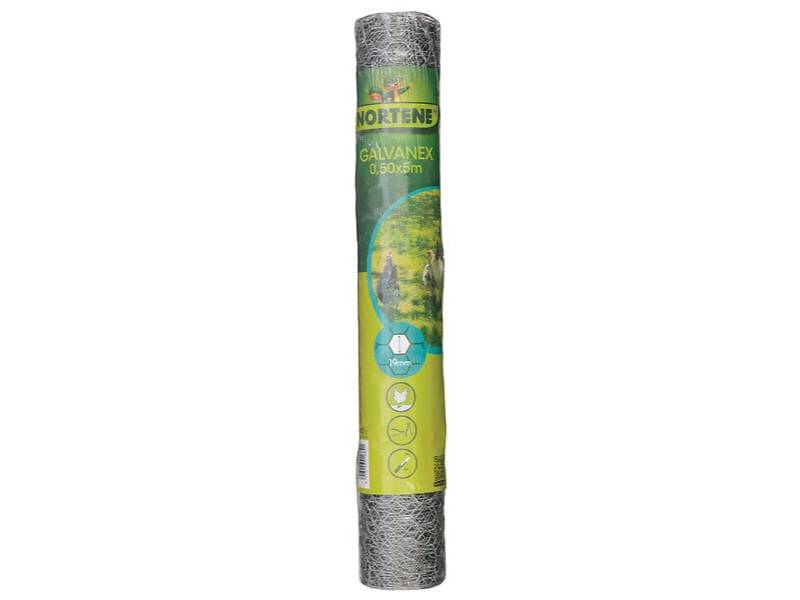 Grillage triple torsion acier galvanisé gris 1x10m - NORTENE - Image 2