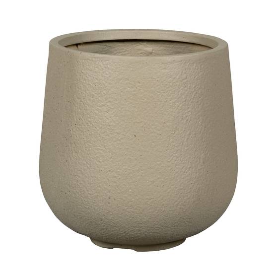 Ecloz - Pot rond Alaska Haut taupe Ø.24 x H.24 cm - ECLOZ - Image 1