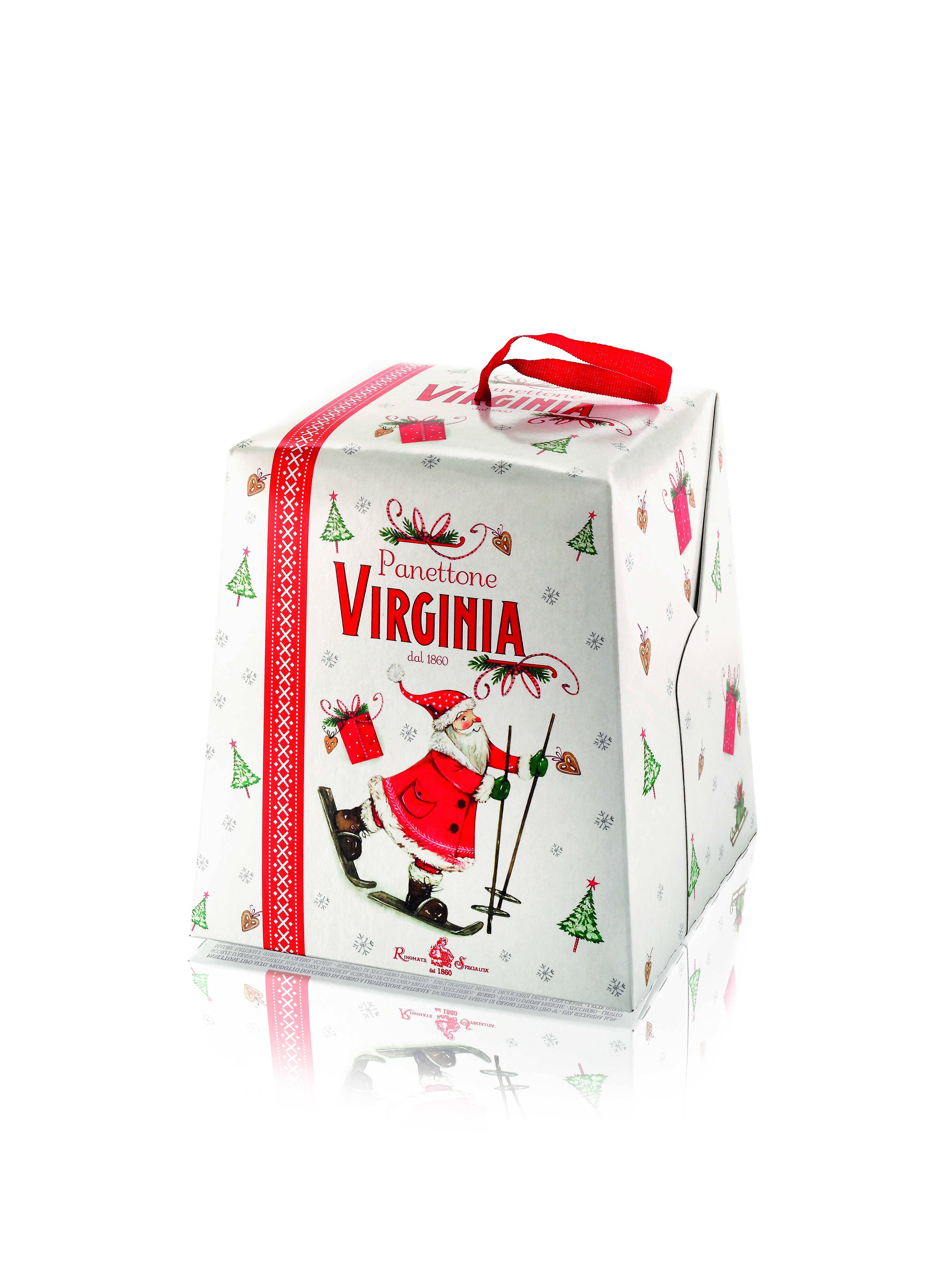 Panettone festivo Amaretti Virginia 500 g - AMARETTI VIRGINIA