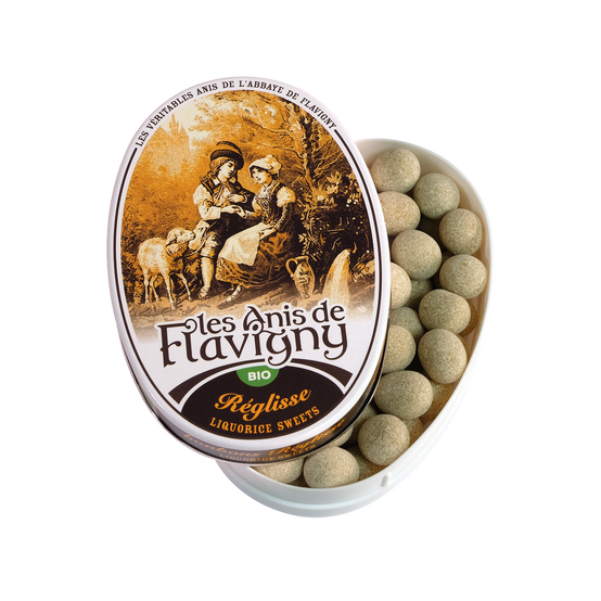 Les Anis de Flavigny - Bonbons réglisse 50 g BIO - Les Anis de Flavigny