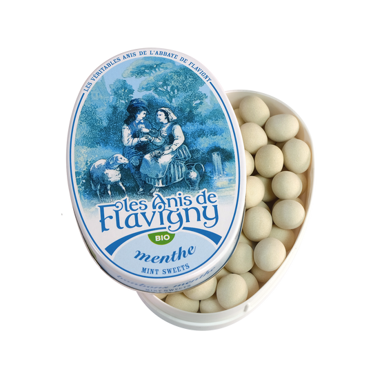 Les Anis de Flavigny - Bonbons menthe 50 g BIO - Les Anis de Flavigny