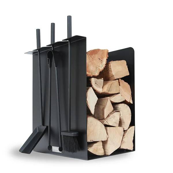 Le Marquier - Serviteur range buche original Noir - Imagen 4