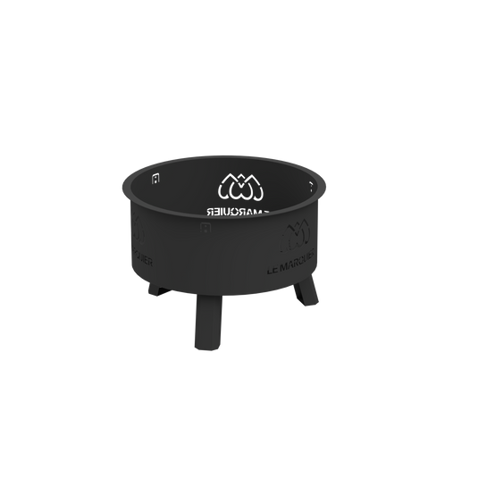 Le Marquier - Brasero rond noir - LE MARQUIER - Image 1