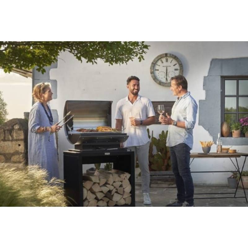 Le Marquier - Barbecue charbon à poser acier inox Le français Le Marquier - Imagen 5