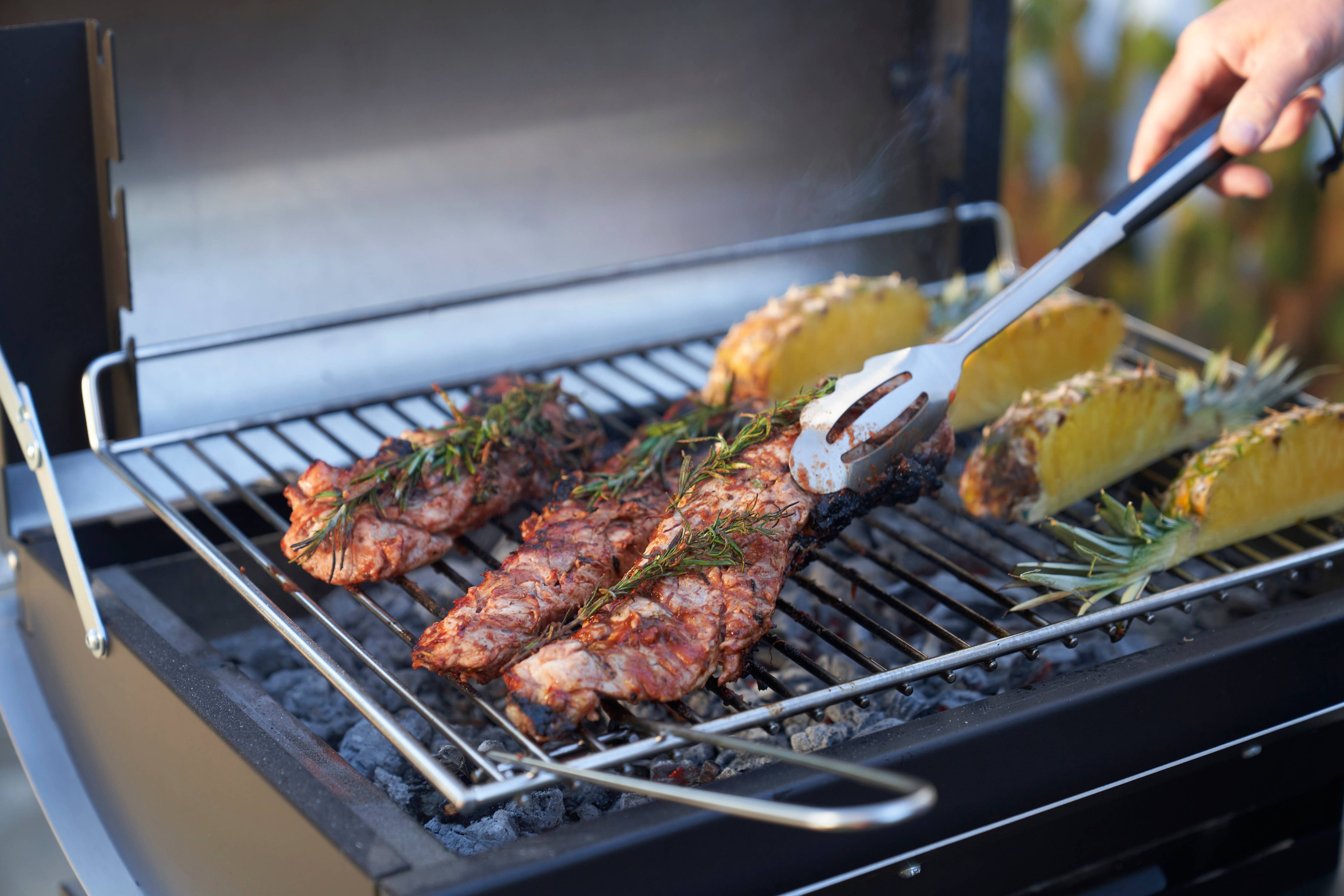 Le Marquier - Barbecue charbon à poser acier inox Le français Le Marquier - Imagen 4