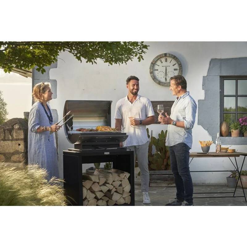 Le Marquier - Barbecue charbon à poser acier inox Le français Le Marquier - Imagen 11