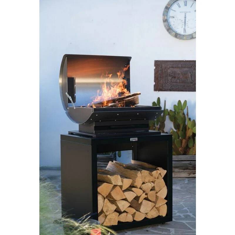 Le Marquier - Barbecue charbon à poser acier inox Le français Le Marquier - Imagen 10
