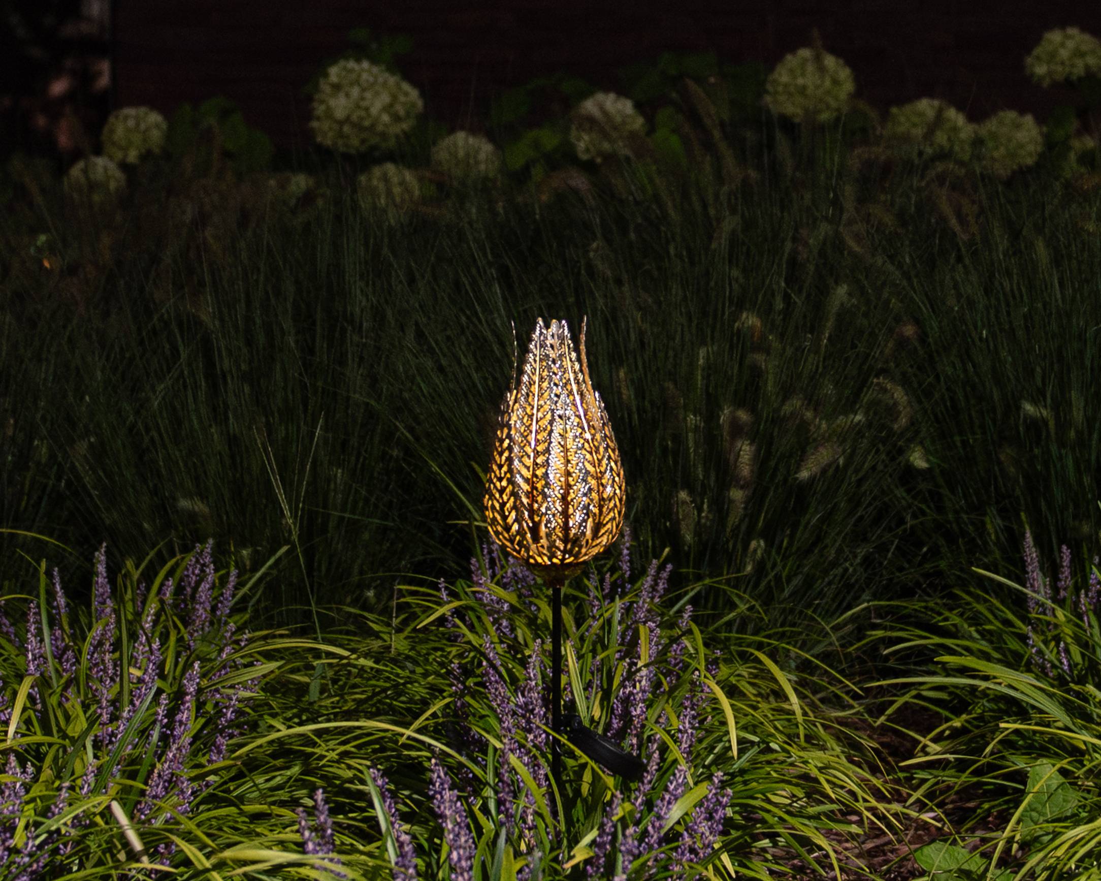 Garden ID - Lampe solaire sur tige Fougère Ø16 x H.16 cm - Garden Id - Imagen 1